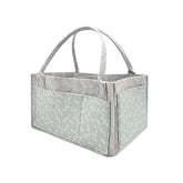 Babyjem Keçe Anne Bebek Bakım Çantası Yeşil Çiçek